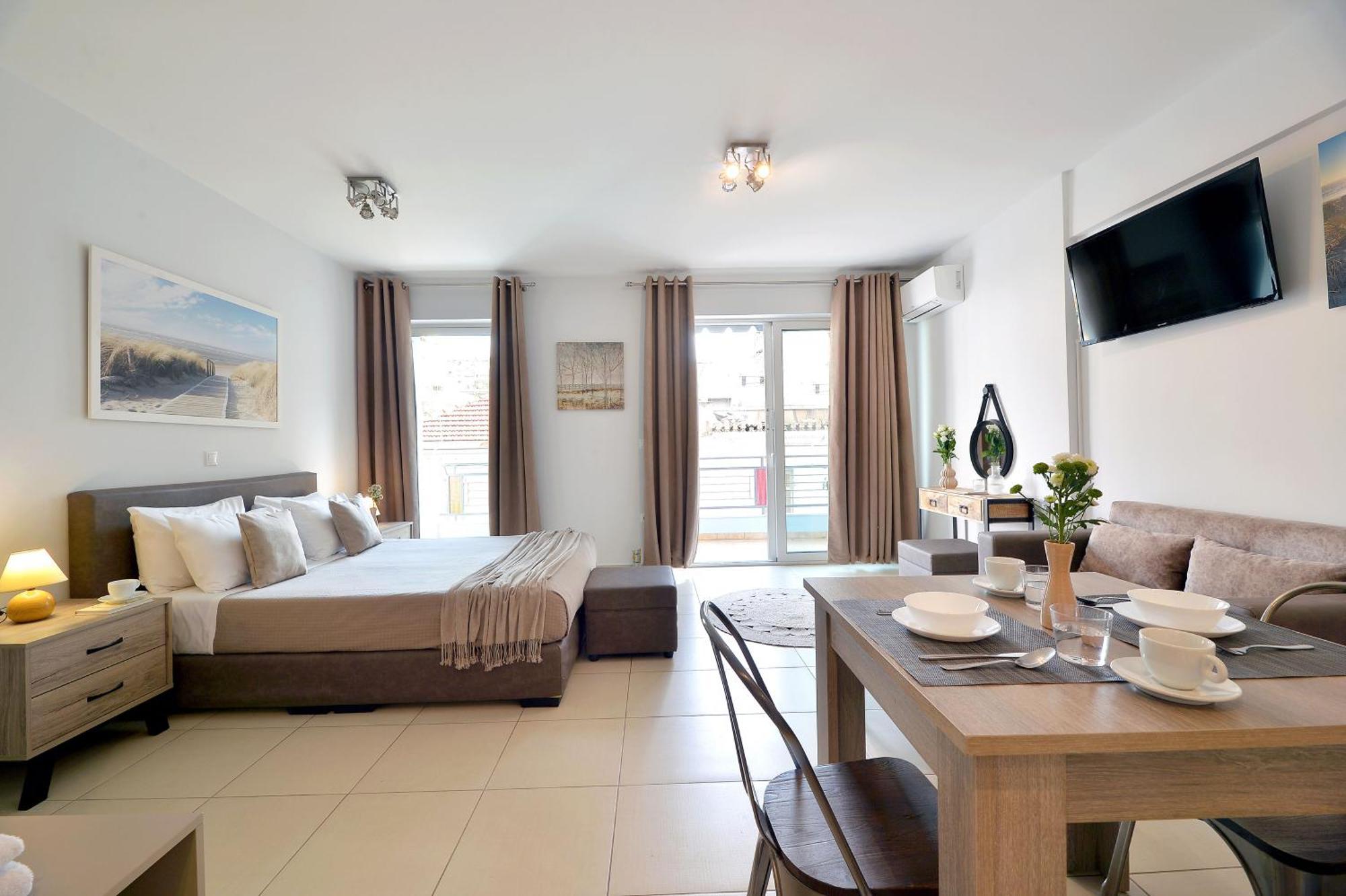 Alekos Apartments 1 Νetflix 雅典 客房 照片